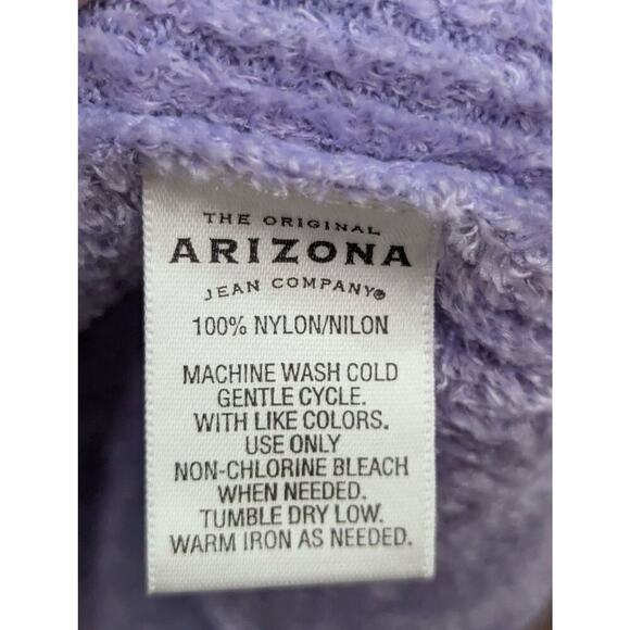 Super soft light purple chanille long sleeve sweater by Arizona size XL - Picture 3 of 7